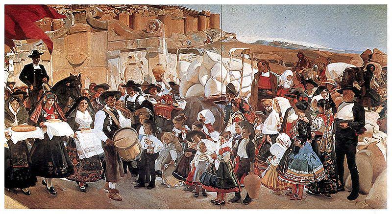 Castilla o La fiesta del pan, Joaquin Sorolla Y Bastida